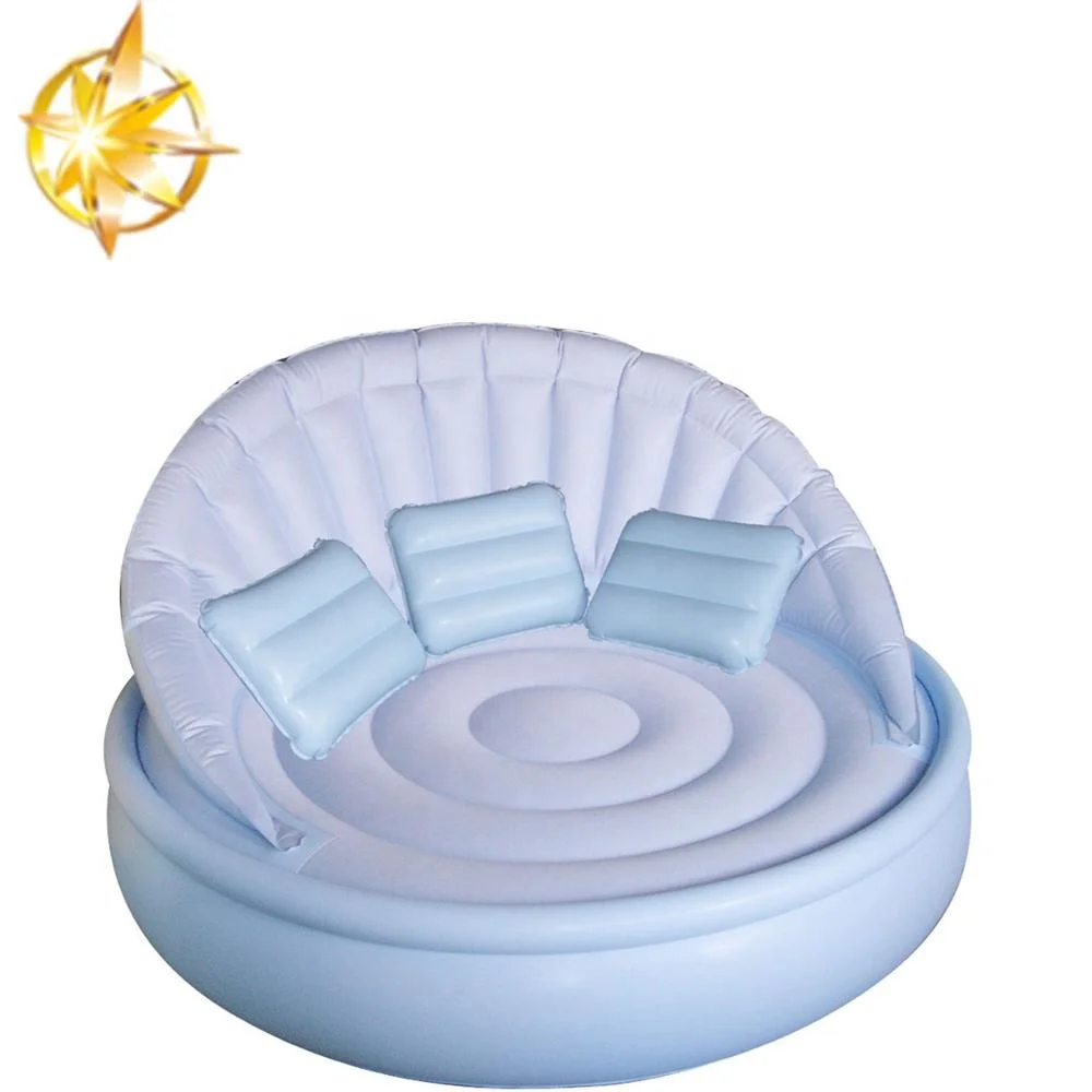 Custom inflatable sofa bed sofa recliner 2-3 big capacity inflatable Circular sofa bed