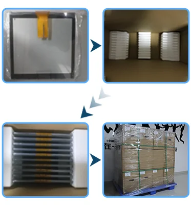 7 10.1 15 18.5 19.5 21.5 24 32 Inch PCAP Touch Screen Overlay Kit with Multi-Touch and Anti-Glare Coating for Outdoor Displays