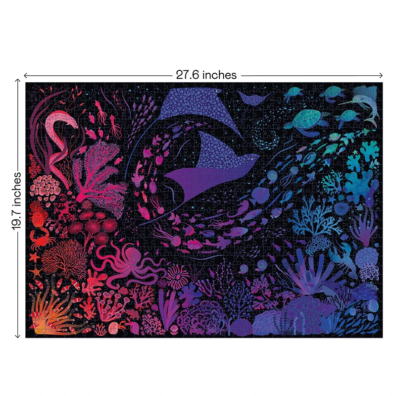 ULi Wholesale Custom Paper Cardboard Game Puzzles 100 500 1000 Pieces Jigsaw Puzzle For Kids Adults