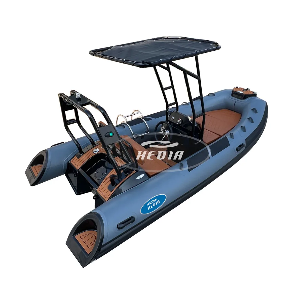Hedia SP390 aluminum hull deep v best five inflatable boats for fishing