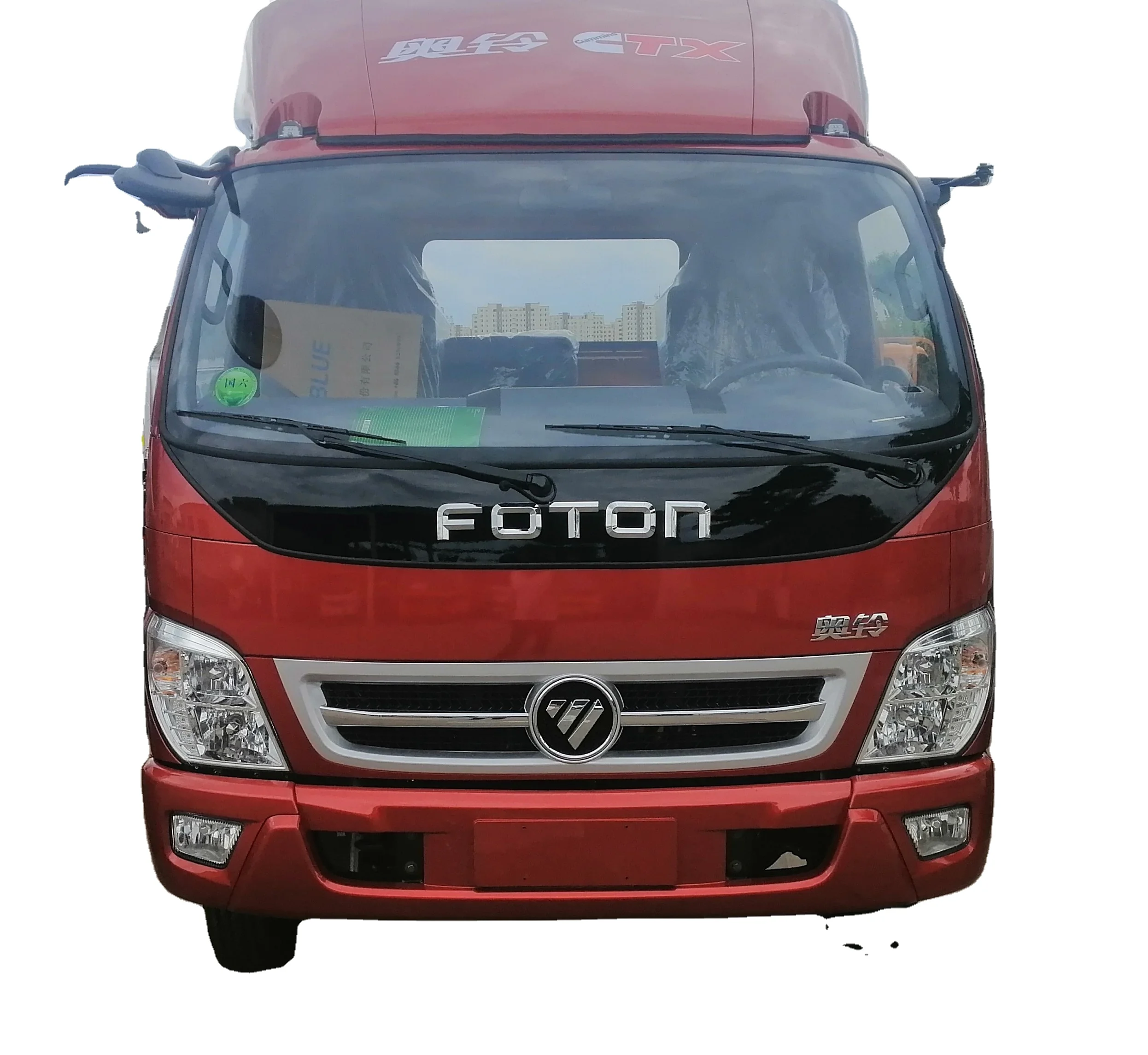 Foton Ollin TX Used 4*2/6*4/8*4 Cargo Trucks with Manual Transmission New Truck Chassis Frame and Cab for Sale