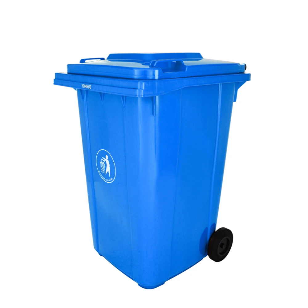 360l out door plastic wheeled garbage can waste bin dustbin
