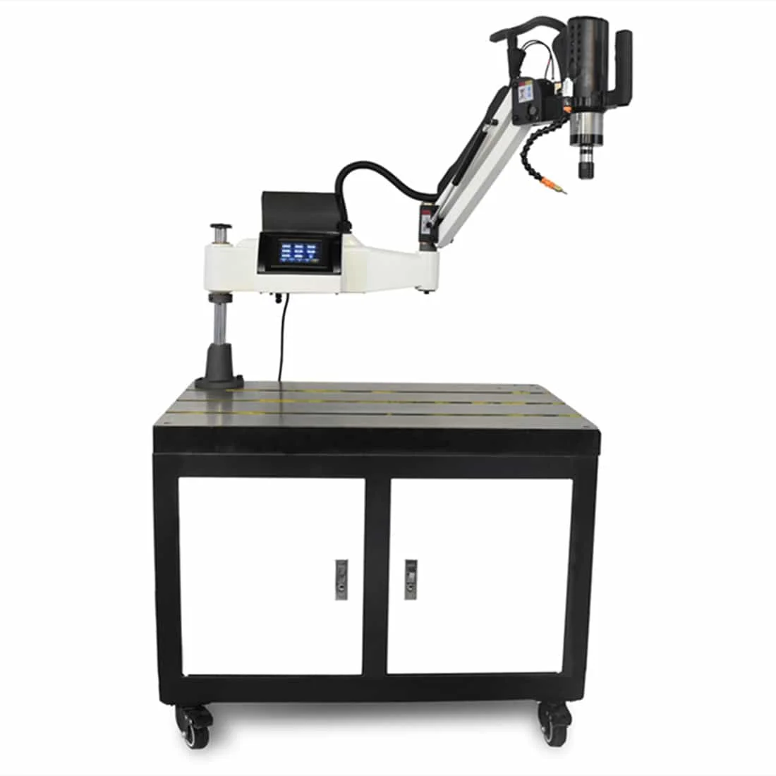 High Speed Automatic Scrap Blowing Tapping Machine SFC-1000-16B Servo Electric Tapping Machine