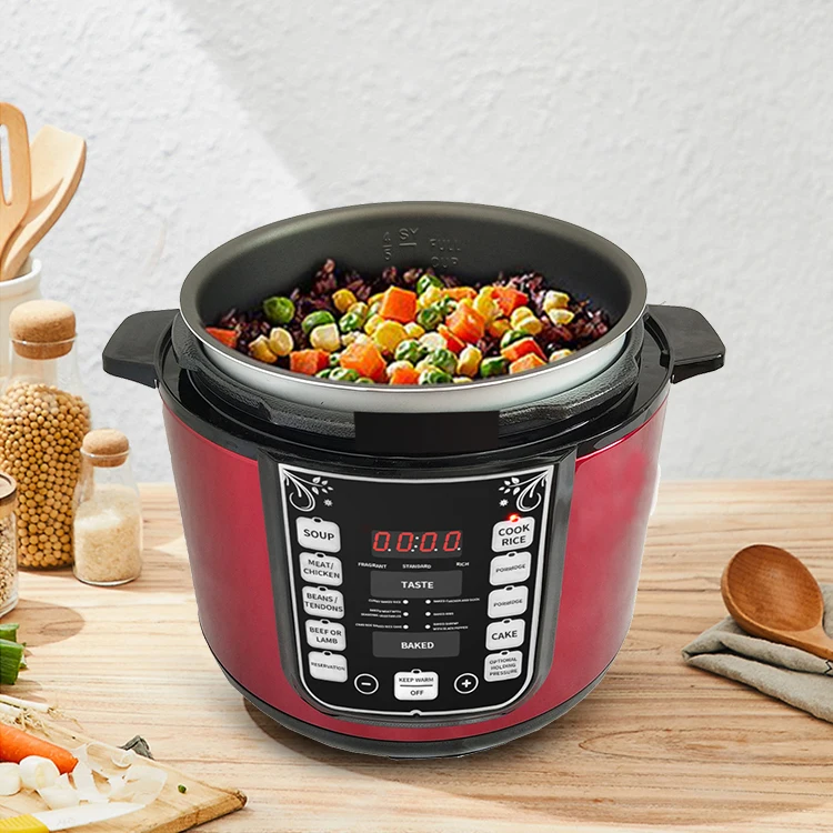  4L/5L/6L Electric Pressure Cooker with Certification Multifunctional Direct Manufacturer Stainless Steel Inner