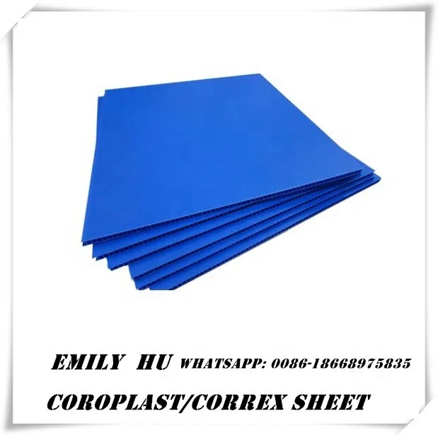white black polypropylene hollow sheet coroplast Polycarbonate Hollow Sheet