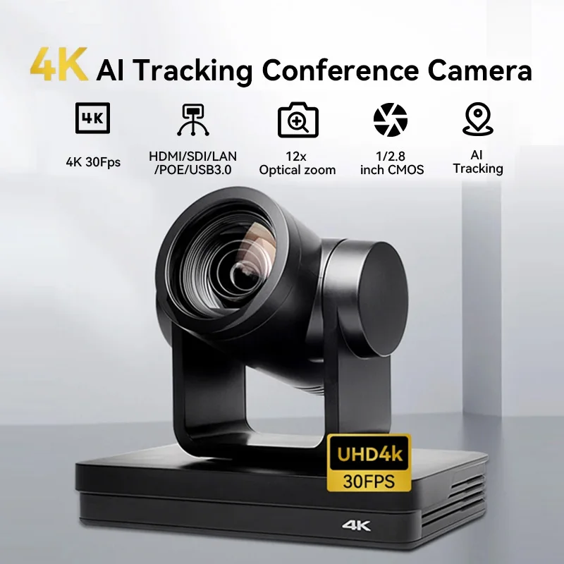 Anywii 4K Al Tracking Conference Camera SDI NDI IP POE teaching church live streaming video camera ptz 4k live streaming camera