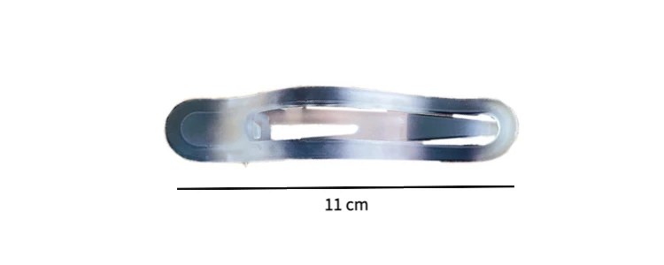 GIRLIZE Fashion 11 Cm Large Frosted Matte Acrylic Plastic Hair Claw Clip Duckbill Clip Hair Clip With Toothed