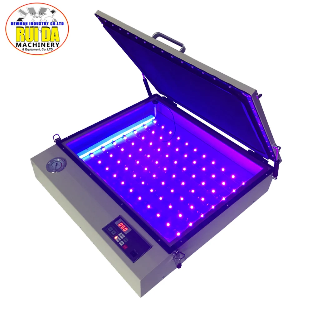 50*60cm tabletop exposure unit silk screen printing machine with LED light