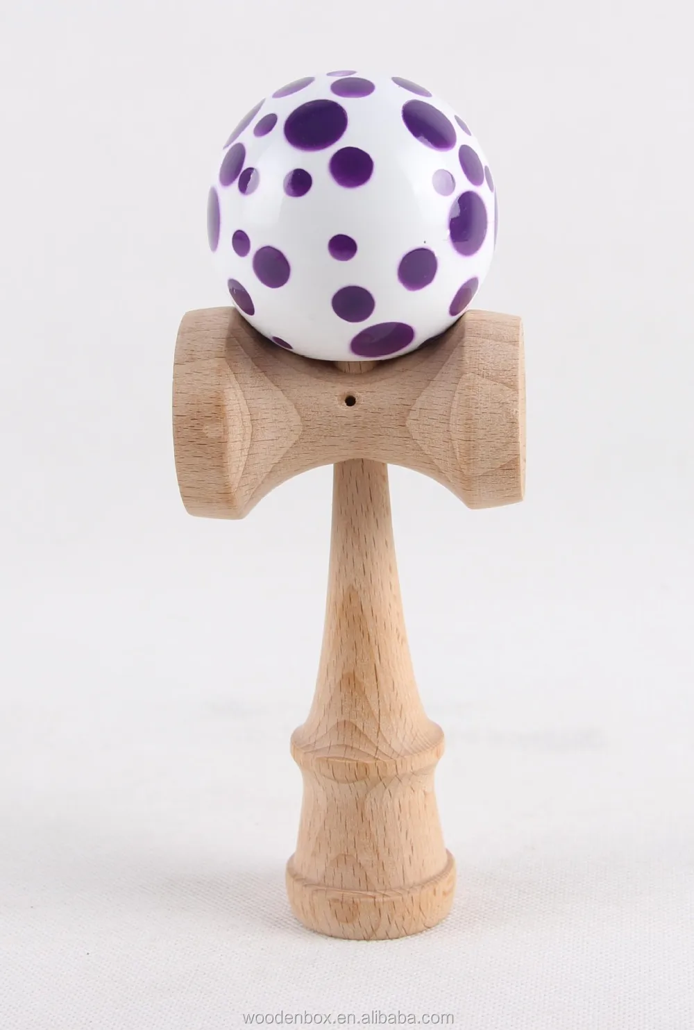 Grip Paint Kendama With Colorful Dots For Wholesale