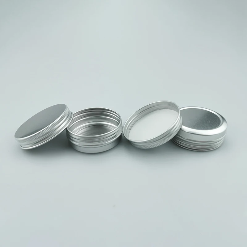 aluminium 30g solid perfume box with screw lid