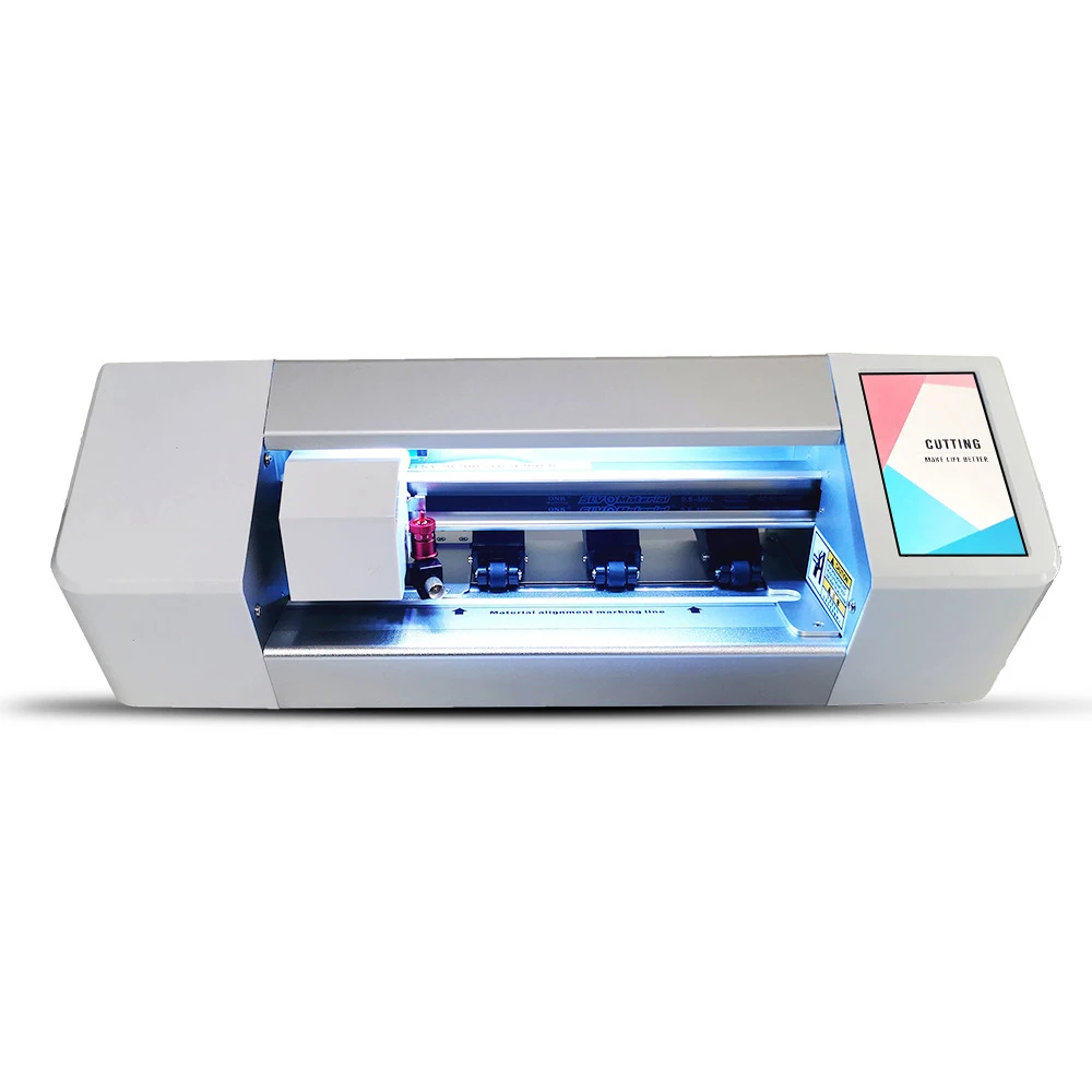 
LCD Touch Mobile Phone TPU Screen Protector Hydrogel Film Cutting Machine Plotter for iPhone 12 11 Samsung S21 S20 