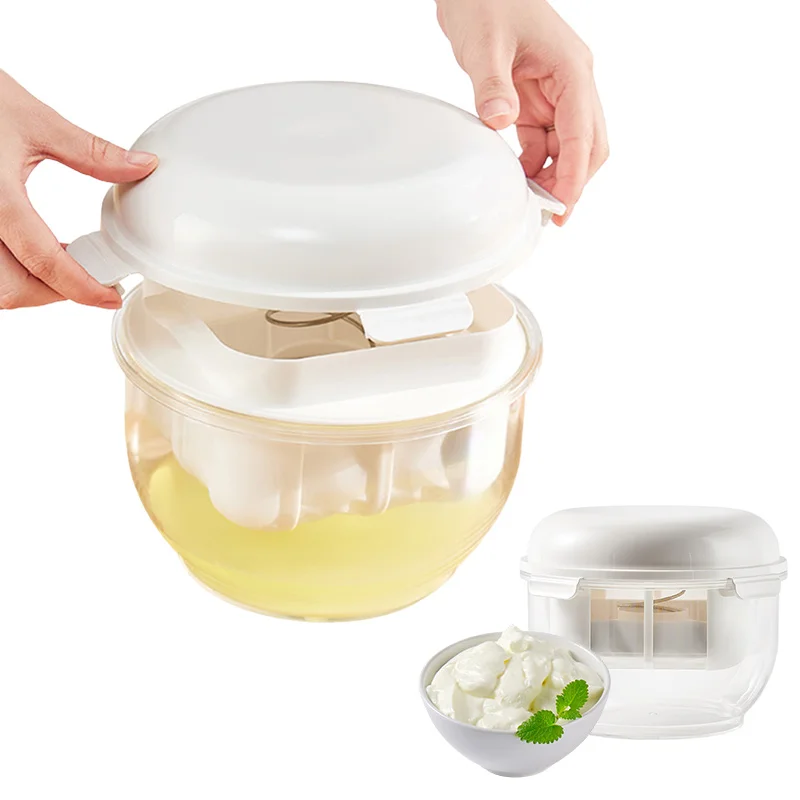 XL  Quick Yogurt Filter Whey Separator with Mesh Strainer Vegetable Squeezer Kitchen Greek Yogurt Maker Yogurt Bucket Filter