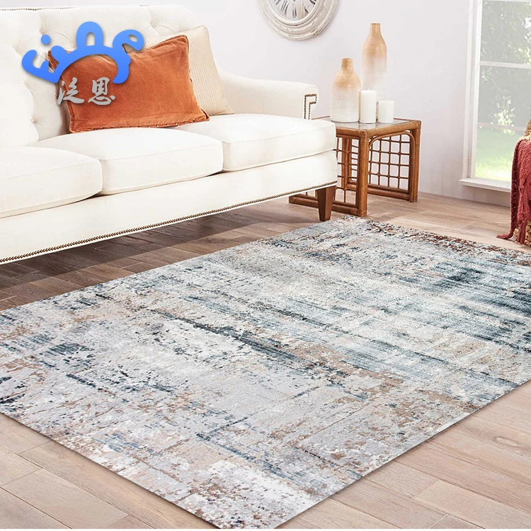 TPR RUGS Oriental Reversible vintage living room carpets anti slip tpr backing Machine Washable Rugs thin carpetsRever