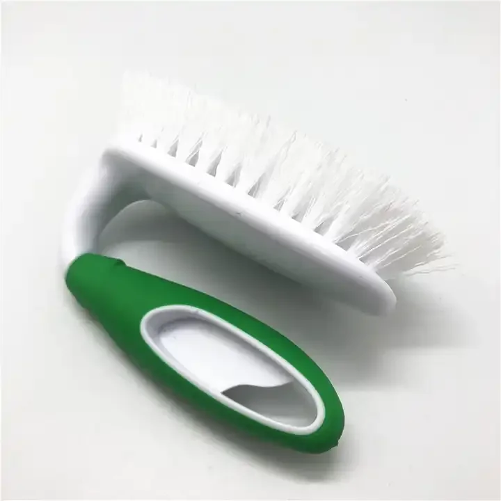 Small Household TPR and PP Scrubbing Brush with Rubber Handle for Clothes Washing and Kitchen Cleaning Eco-Friendly