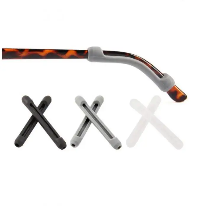 Comfortable Anti-Slip Silicone Eyeglasses Temple Grips Ear Grip for Eyeglasses