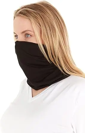 Winter Neck Warmer Gaiter Fleece Windproof Face Mask Cover Cold Weather Scarf for Men & Women