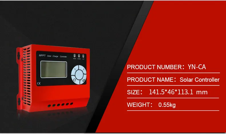 Off Grid Solar Controller 20A  MPPT solar charger controller for Solar System Controller