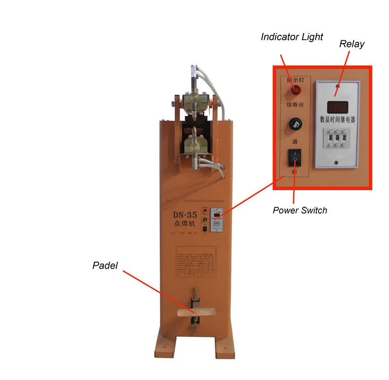 Automatic Battery Factory Cylinder Direct Contact Multi Iron Mesh Pneumatic Spot Welders