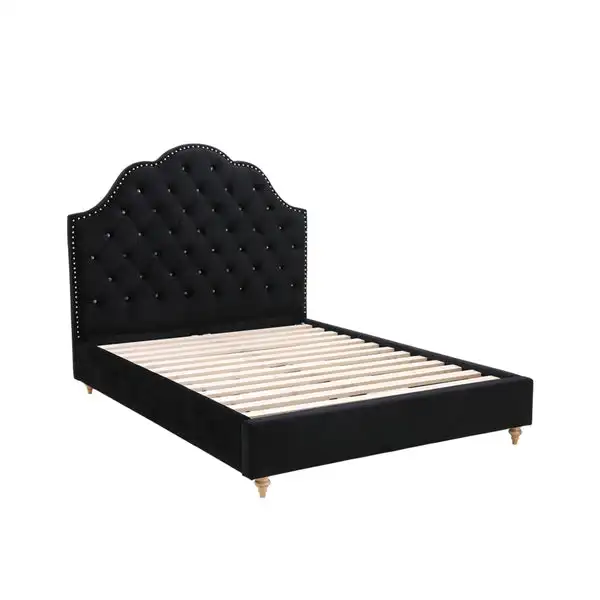 Modern Royal Bed Luxury King Size Bedroom Furniture for Home Use