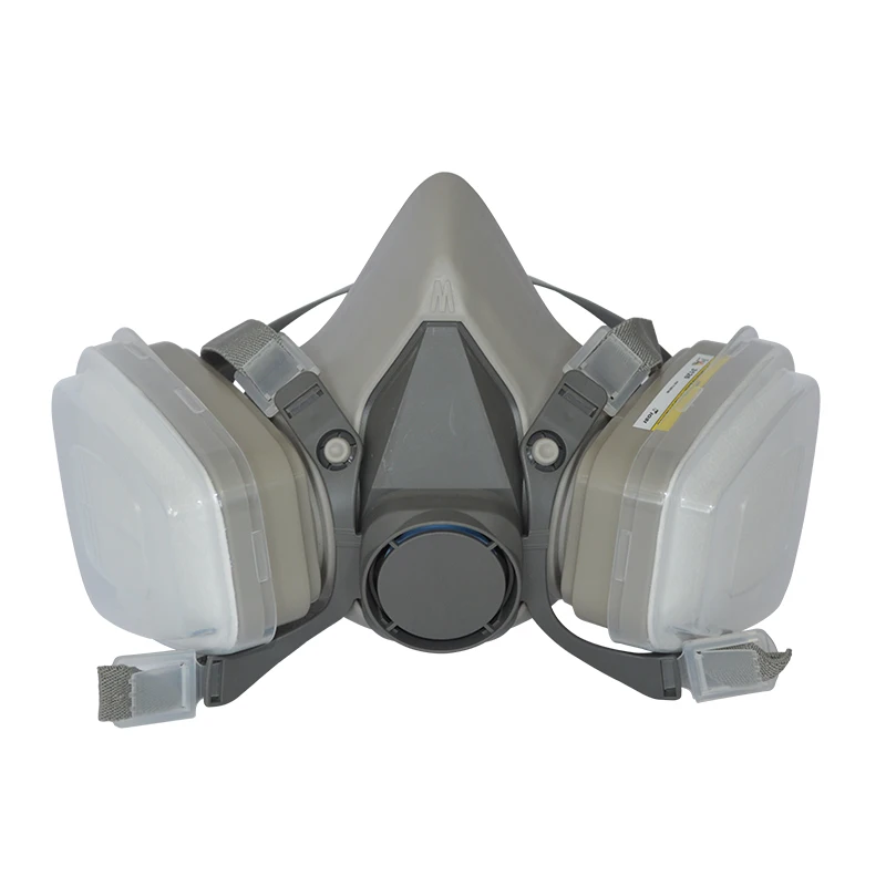 6200 Smoke dust protection Double Gas Mask Protection Filter Chemical Half Face Respirator Mask