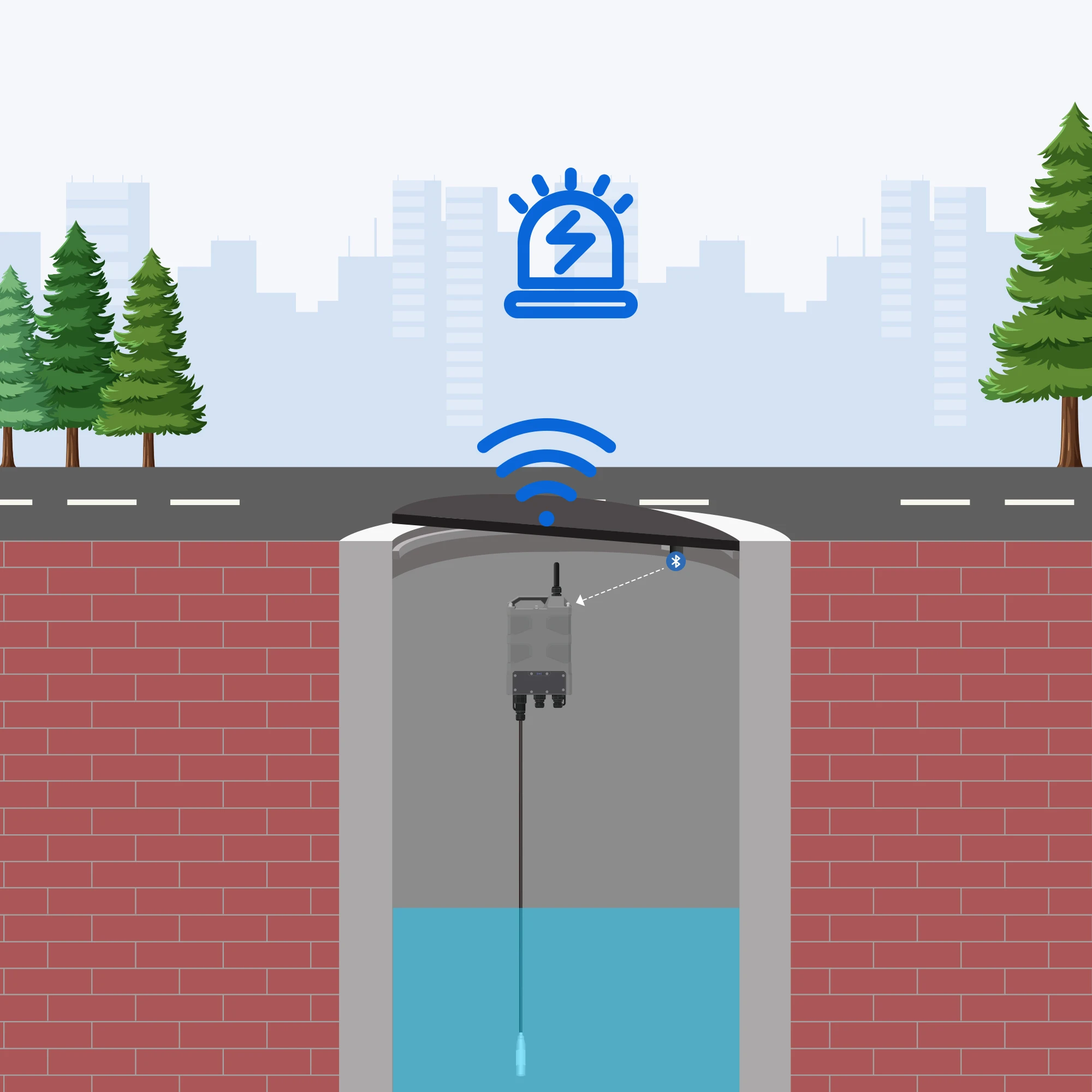 Microsensor ATEX Certificated 4~20ma DC Oil Pressure Transducer MPM489W Water Tank Pressure Transducer