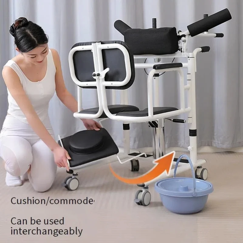 Move Nursing Bedridden Elderly Care Artifact Paralyzed Hydraulic Assisted Standing Lifter Transport Chair Patient Lift