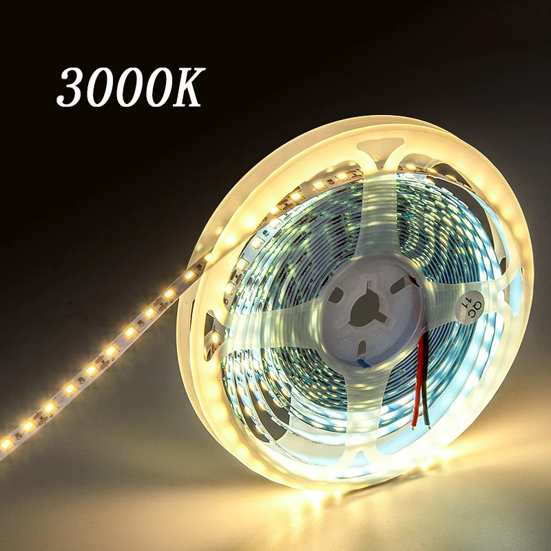 24V 12V SMD2835 LED Light Strips 60/120/240leds Warm White For Home Decor Led Room Night Lights Smd 2835 Strips Led Strip Light