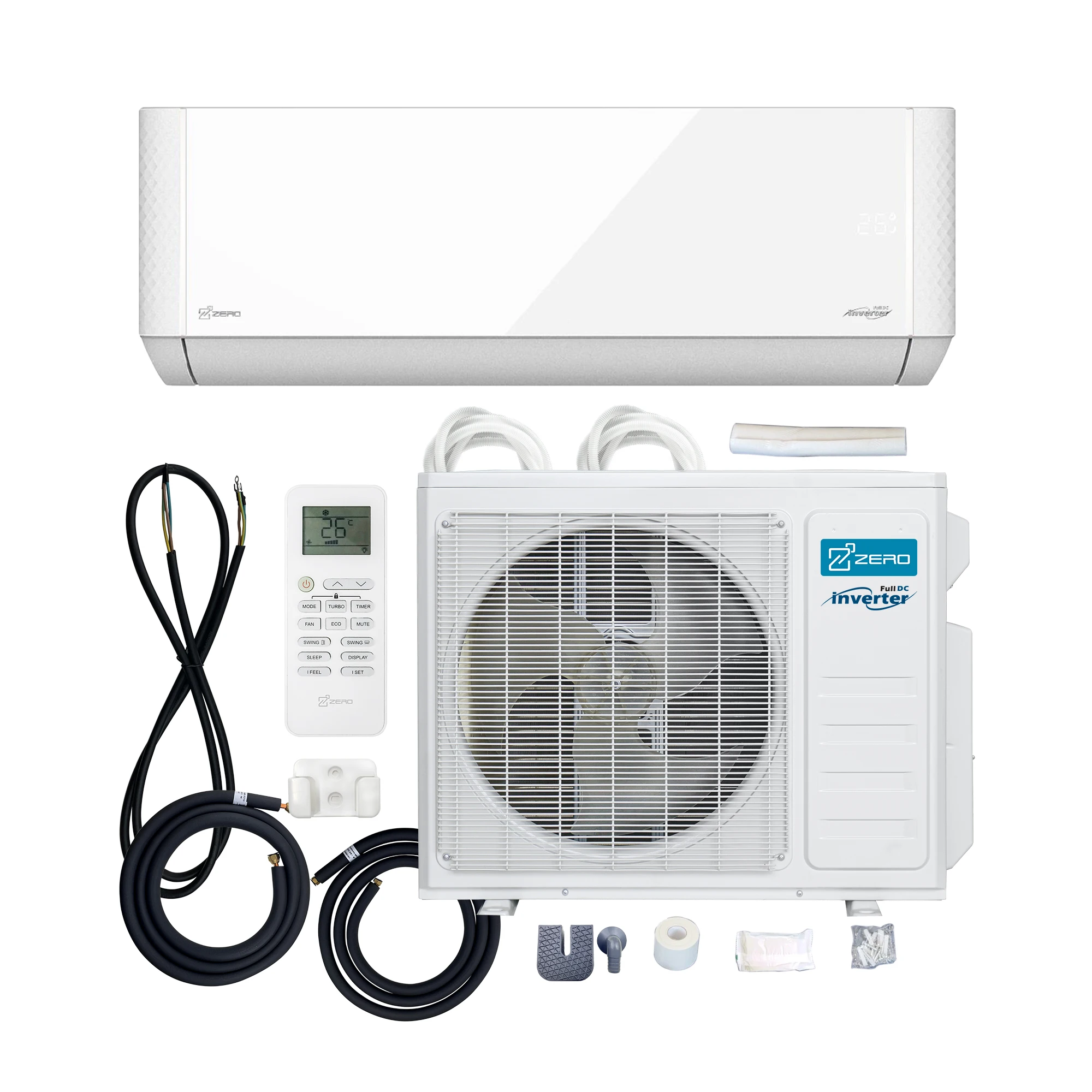 Нулевой Z-MAX 23 Seer2 R410a умный мини-настенный блок кондиционера 9000 18000 BTU Инвертор Сплит-Блок Кондиционера