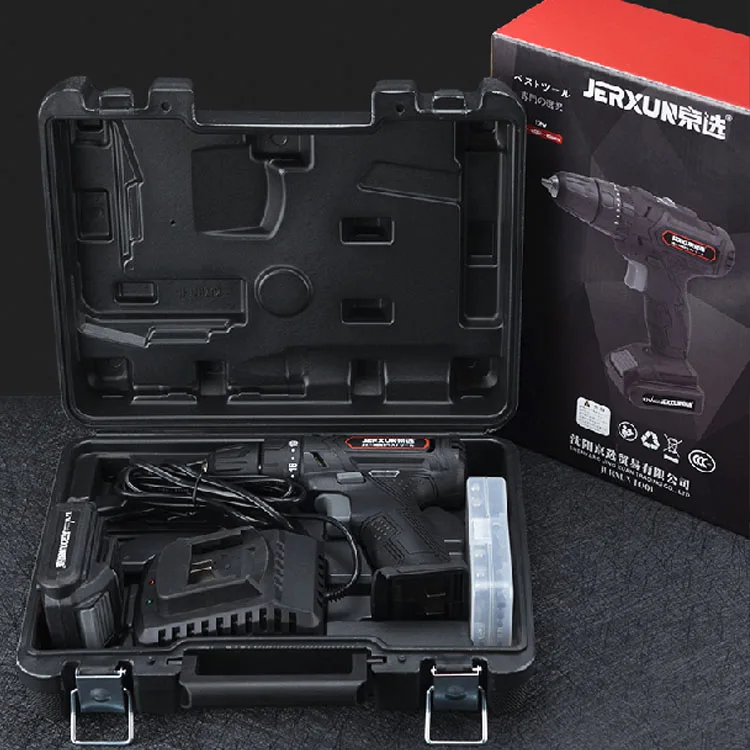 Cordless Impact Electric Drill Set Portable Hardware Power Tools 12v Power Drills Metal and Concrete Power Tools