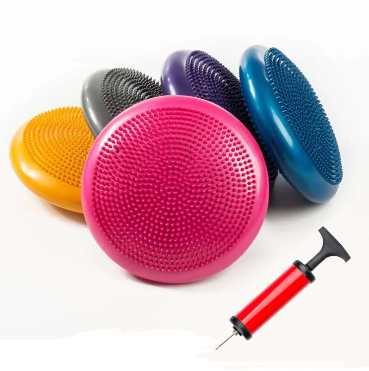 Подушка-воблер с надувкой сверхтолстая балансировочная подушка для дисков Детская сенсорная сиденья 2022