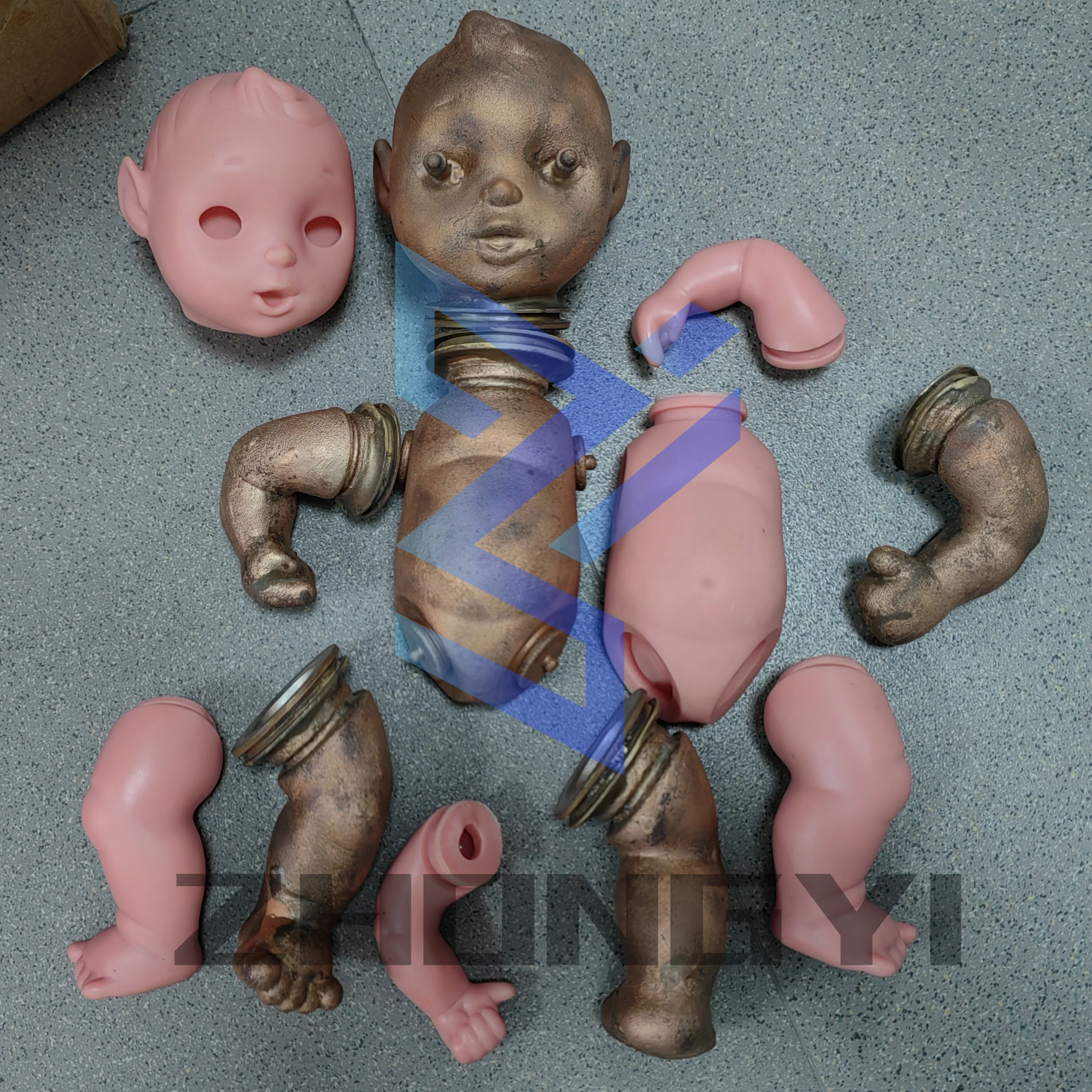 plastic toy mold/mould Custom PP ABS Toy Parts Plastic Injection PVC toy Molding Manufacturer