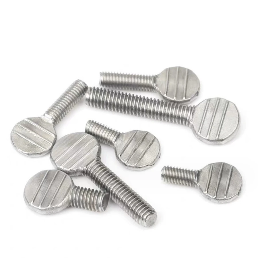 Regular Round Head Table Tennis Racket Screws Spade Head Wave Plate Thumb Racket Screw Regular Thumb Screws