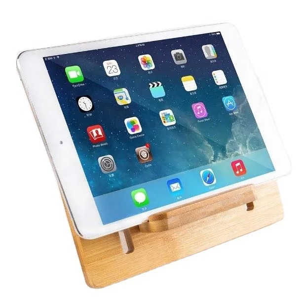Подставка для сотового телефона из натурального бамбука, настольный деревянный держатель для мобильного телефона (подставка 1 шт.)