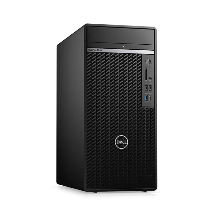 Настольный компьютер Dell OptiPlex 7090MT для бизнеса офиса дома Настольная компьютерная техника 8G 256G M.2 NVMe 21 5 дюймовый монитор настольные