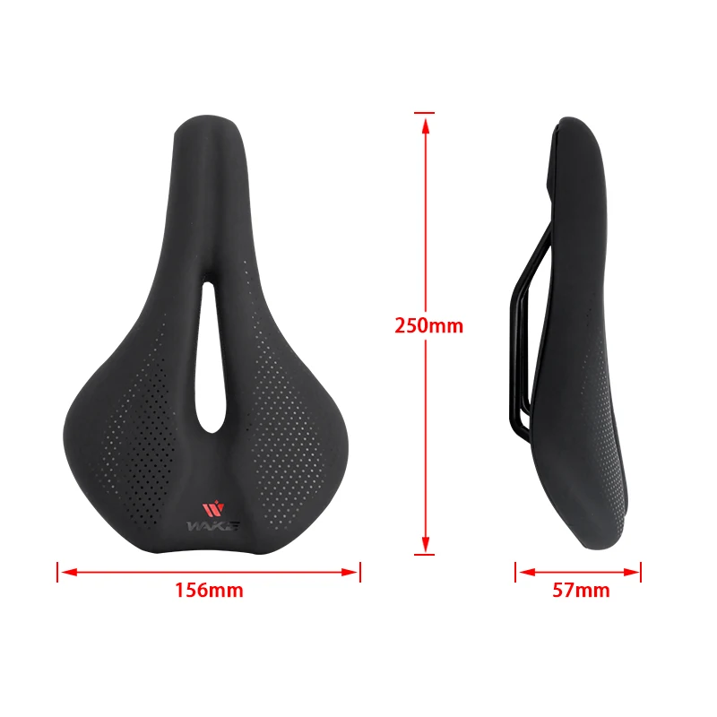 Ultra Light Shockproof Wake Bike Seat Hollow Breathable Mountain Bicycle Cushion with Ventilation Function