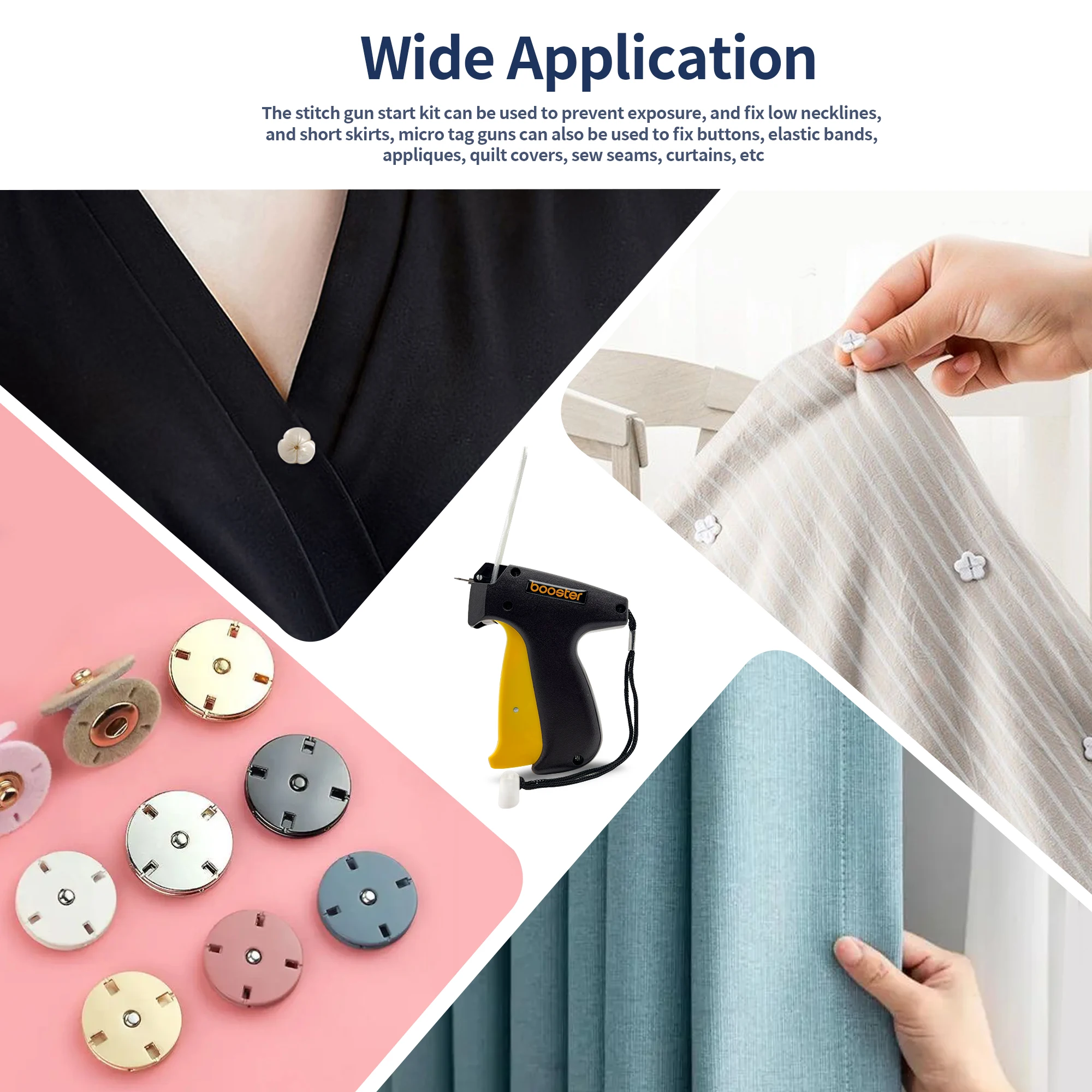 Custom Logo High Quality Clothing Stitch Gun Mini Stitch Gun Micro Stitch Gun Tagging Machine For Clothes