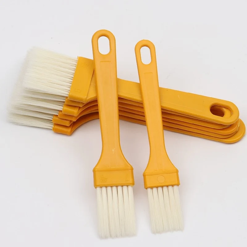Plastic Handle Synthetic Polyester Filament Chip Paint Brushes  Mini Cooking Baking Barbecue Brush with Low Price