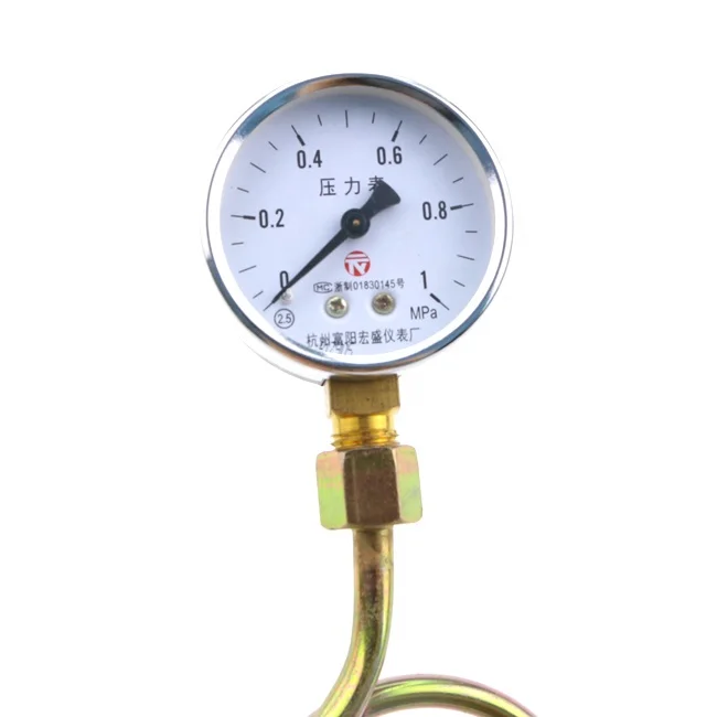 1/2 inch pressure gauge for farm irrigation system