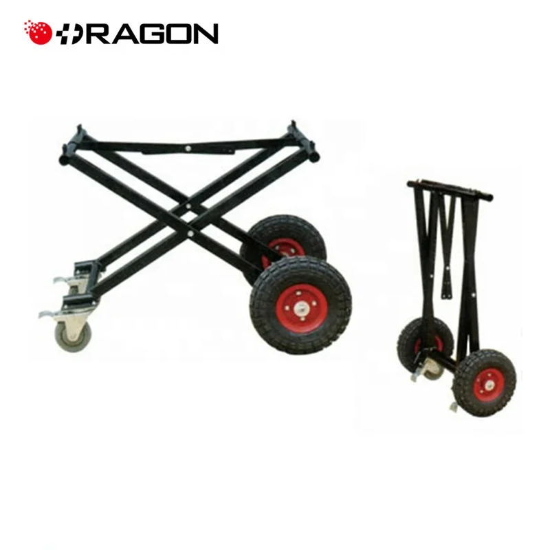 Foldable and Durable Casket Church Truck Metal Coffin Trolley for sale