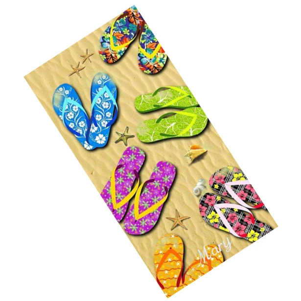
personalized customised cotton velour printed colorful summer manufacturer no minimum beach towels with custom character design 
