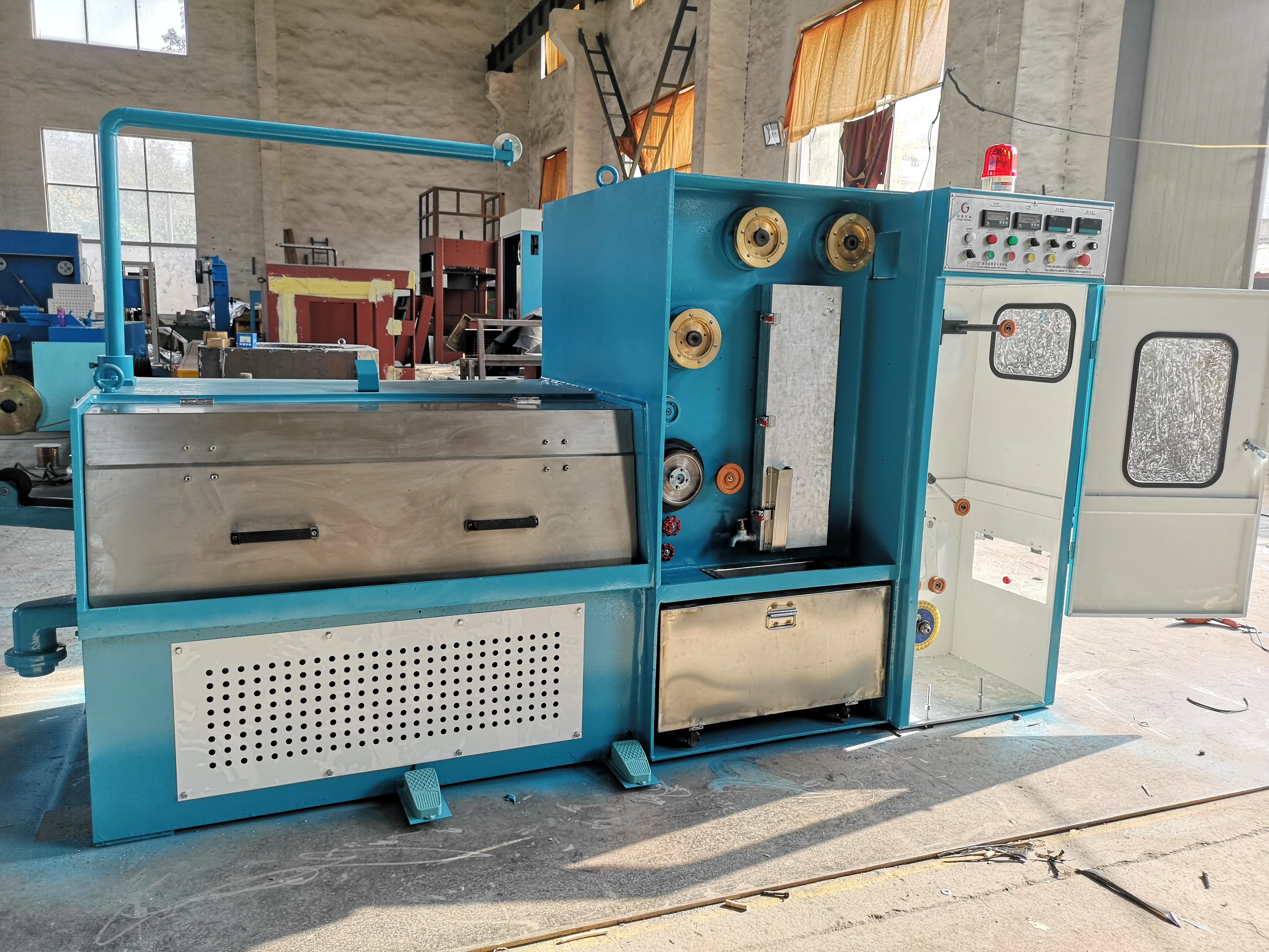 cable machine 14DT drawing cca wire drawing machine plant