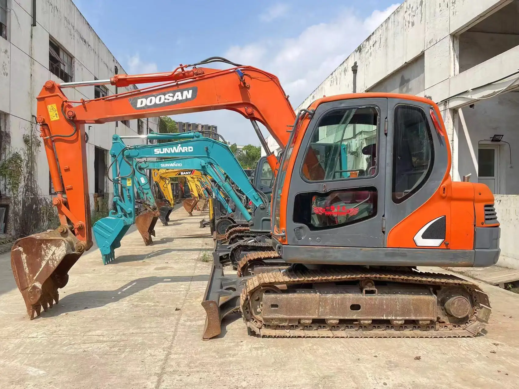Good Condition of Used Doosan DX75-9C Excavator Ready Original Part High Quality Caterpillar Komatsu Used Excavator on Sale