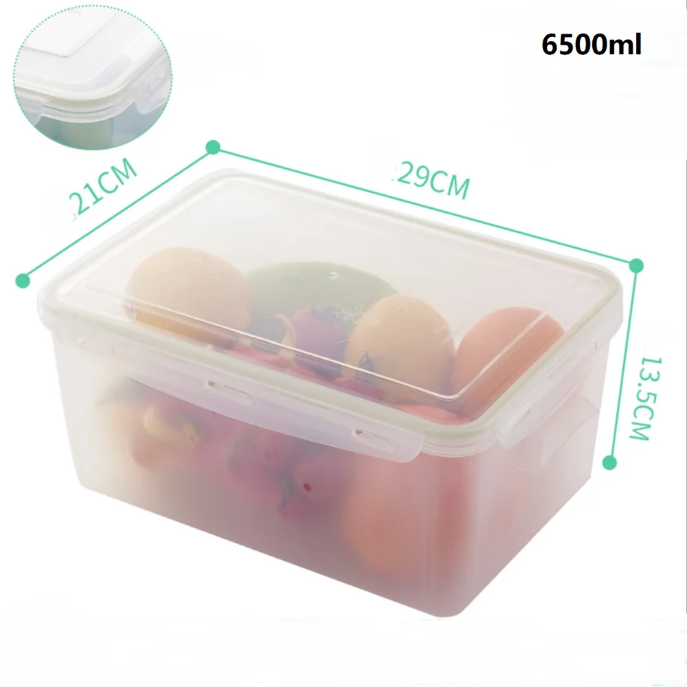 Fullstar plastic Food Storage Box with Lids and Airtight Leak Proof Easy Snap Lock and BPA Free Clear Plastic Container Set