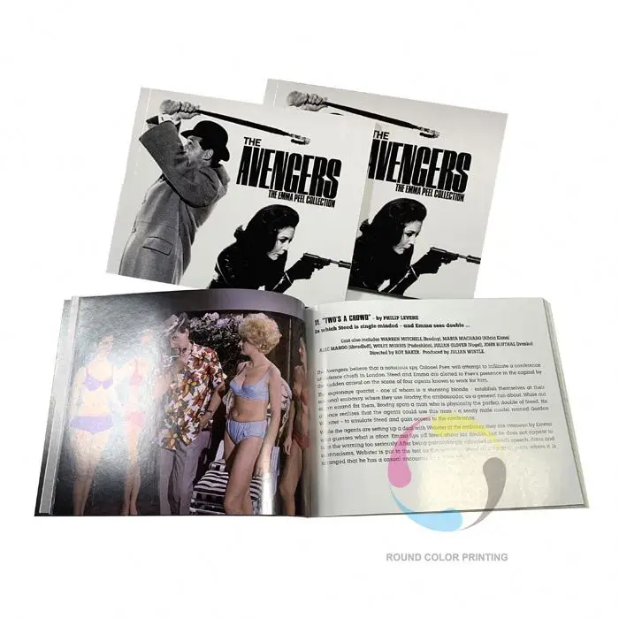 Professional Book Print High Quality Customized Design Softcover Book English Brochure