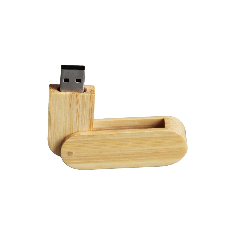 Custom bamboo swivel 32GB and 64GB flash drive flash memory usb ,wooden usb drive