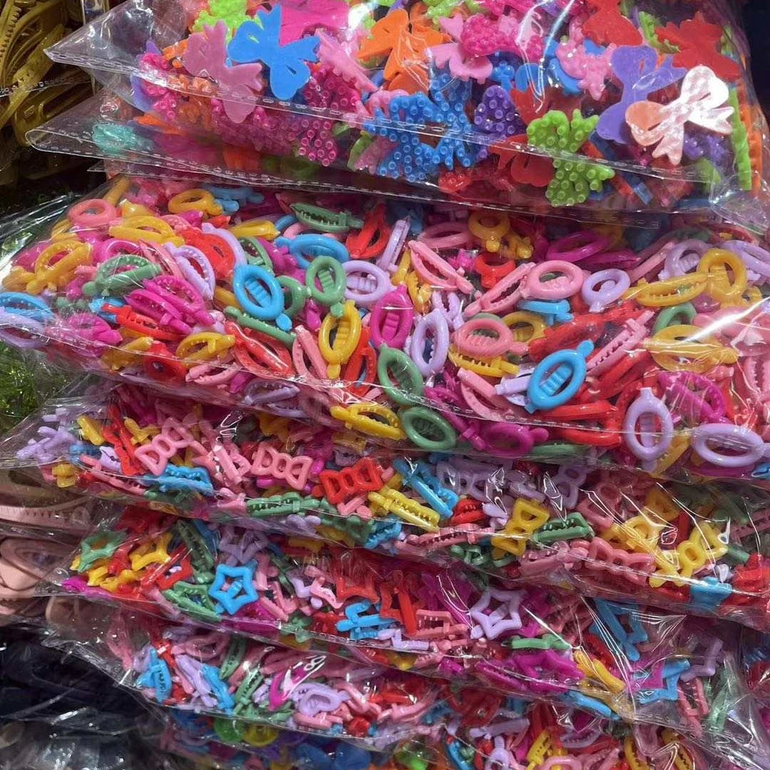Mylulu 2000pcs/bag mini Hinge Barresttes Hair Accessories For Kids Snap Hair Clip Kids Hair Products Little Girl Barrettes