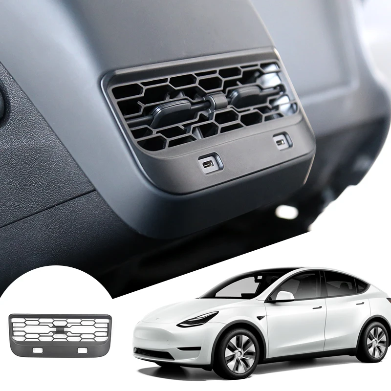 Rear Air Vent Cover - Protect Against Debris and Foreign Objects from Falling In for Model 3 and Y