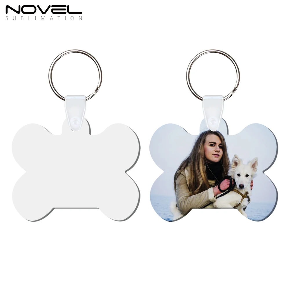 New Arrival Sublimation Keyrings Customized Blank MDF Double Sided Print DIY Keychains