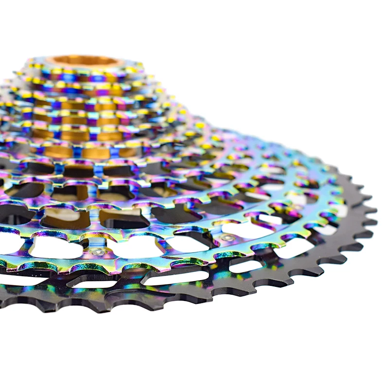 VG Sports MTB 12 Speed 10-51T Cassette freewheel Ultimate XD Cassette Rainbow 398g 12s Cassette Colorful