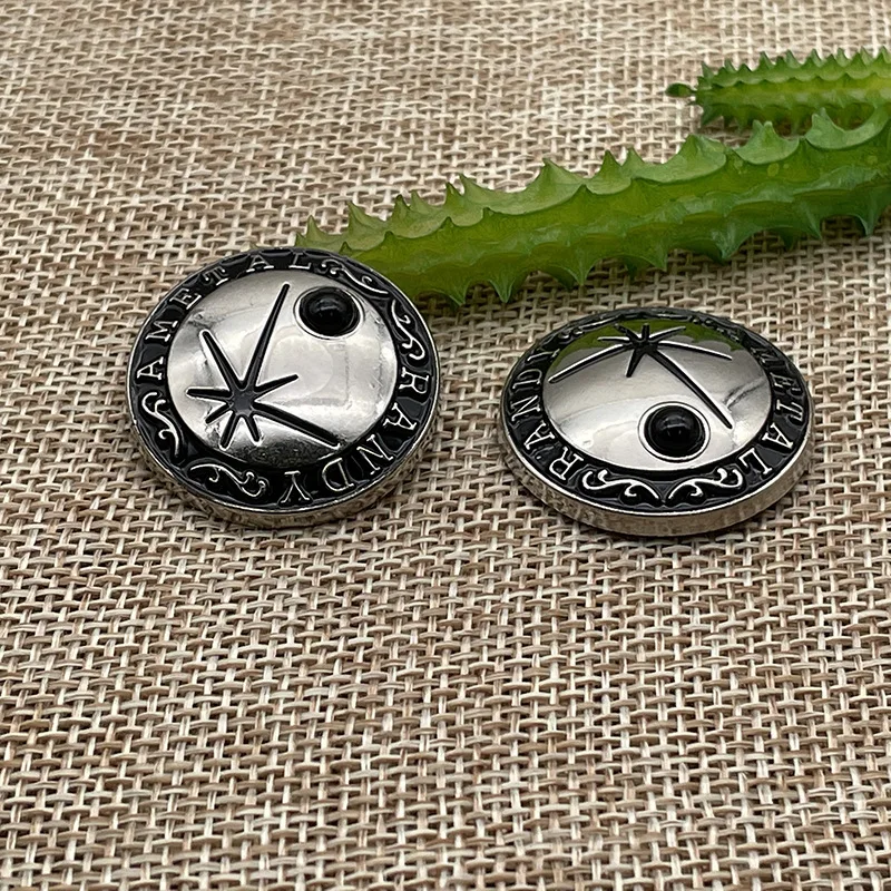 Оптовая Продажа с фабрики, декоративные металлические винтовые Кончо для кошелька